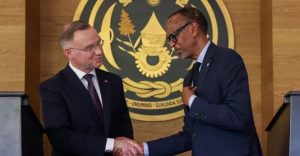 Président polonais Andrzej Duda et le Président rwandais Paul Kagame